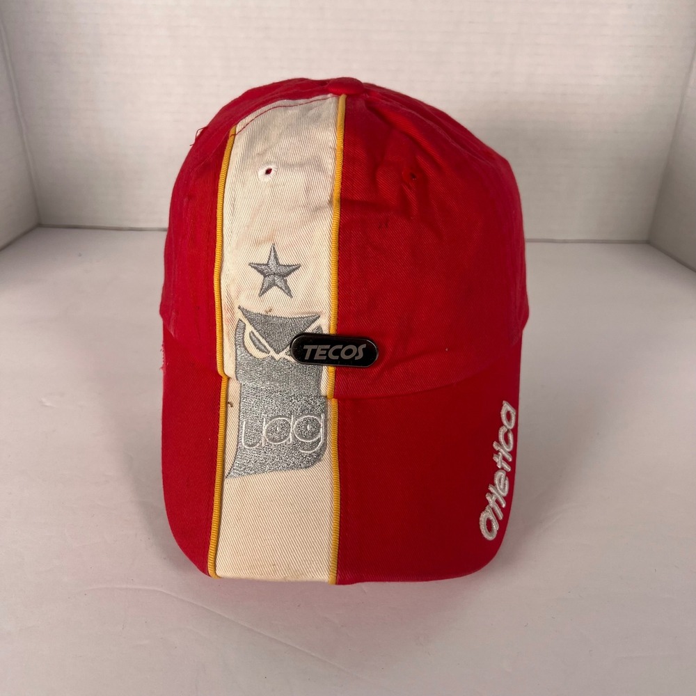 Atletica Red White and Gray Owl Star Logo Baseball Cap‎ Hat